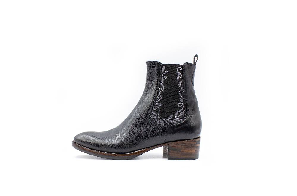 King Tartufoli EMBROIDERED ANKLE BOOT Spedizione Gratuita