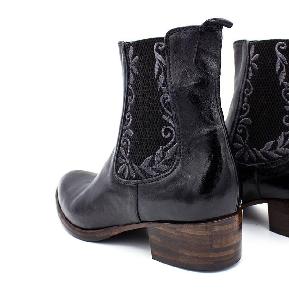 King Tartufoli EMBROIDERED ANKLE BOOT Spedizione Gratuita