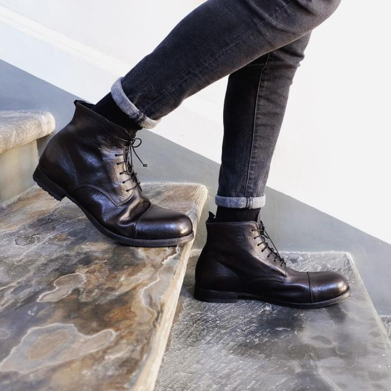 King Tartufoli BLACK MAN ANKLE BOOT Presa