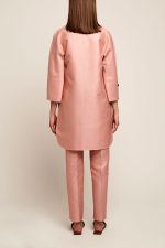 Manzoni 24 Cappotto double cotone-seta con spacchi Fino Al -60%