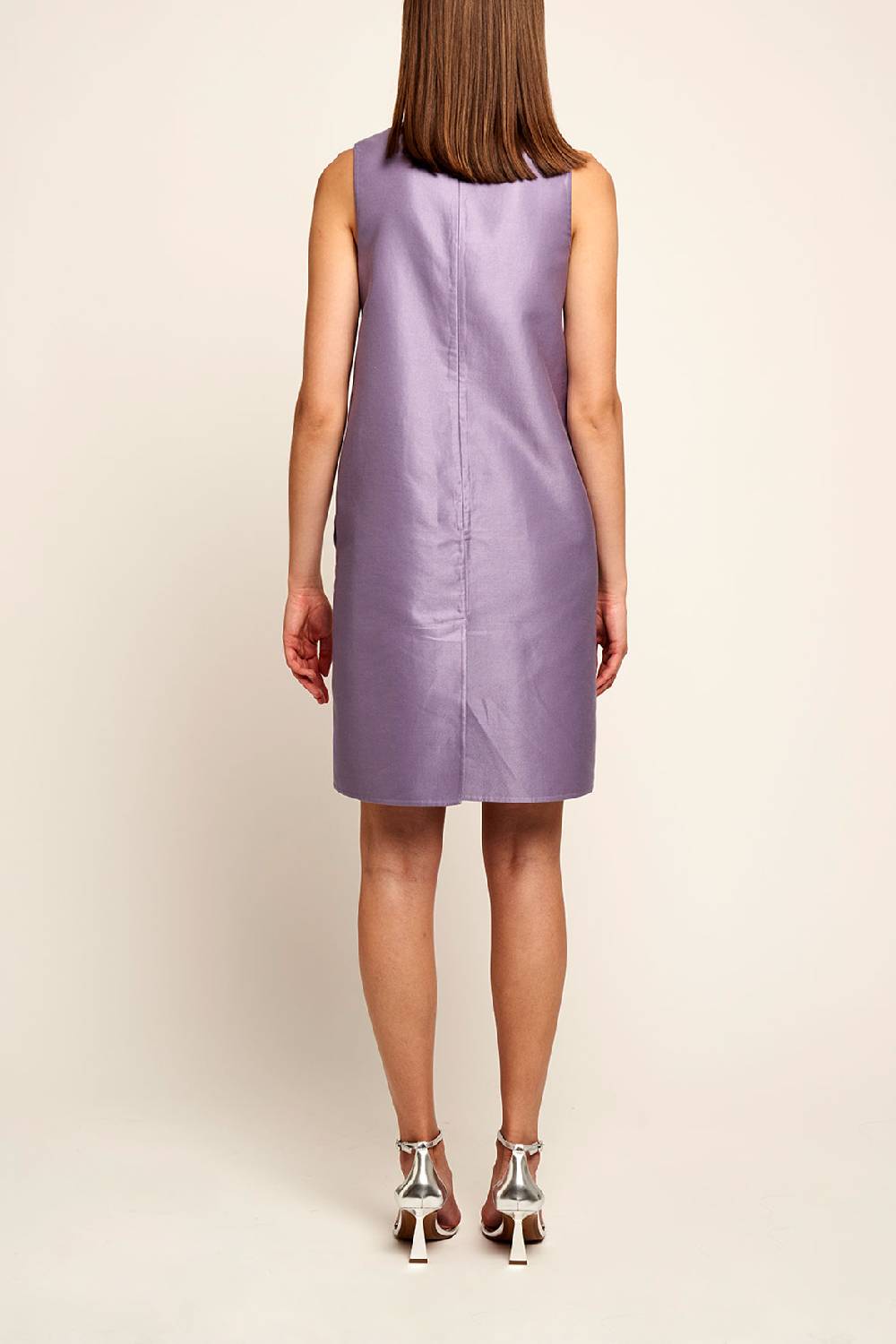Manzoni 24 Vestito double cotone-seta In Saldo