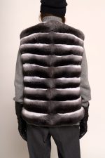 Manzoni 24 Gilet chinchilla Nuova