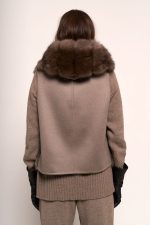 Manzoni 24 Gilet zibellino con cashmere Moda