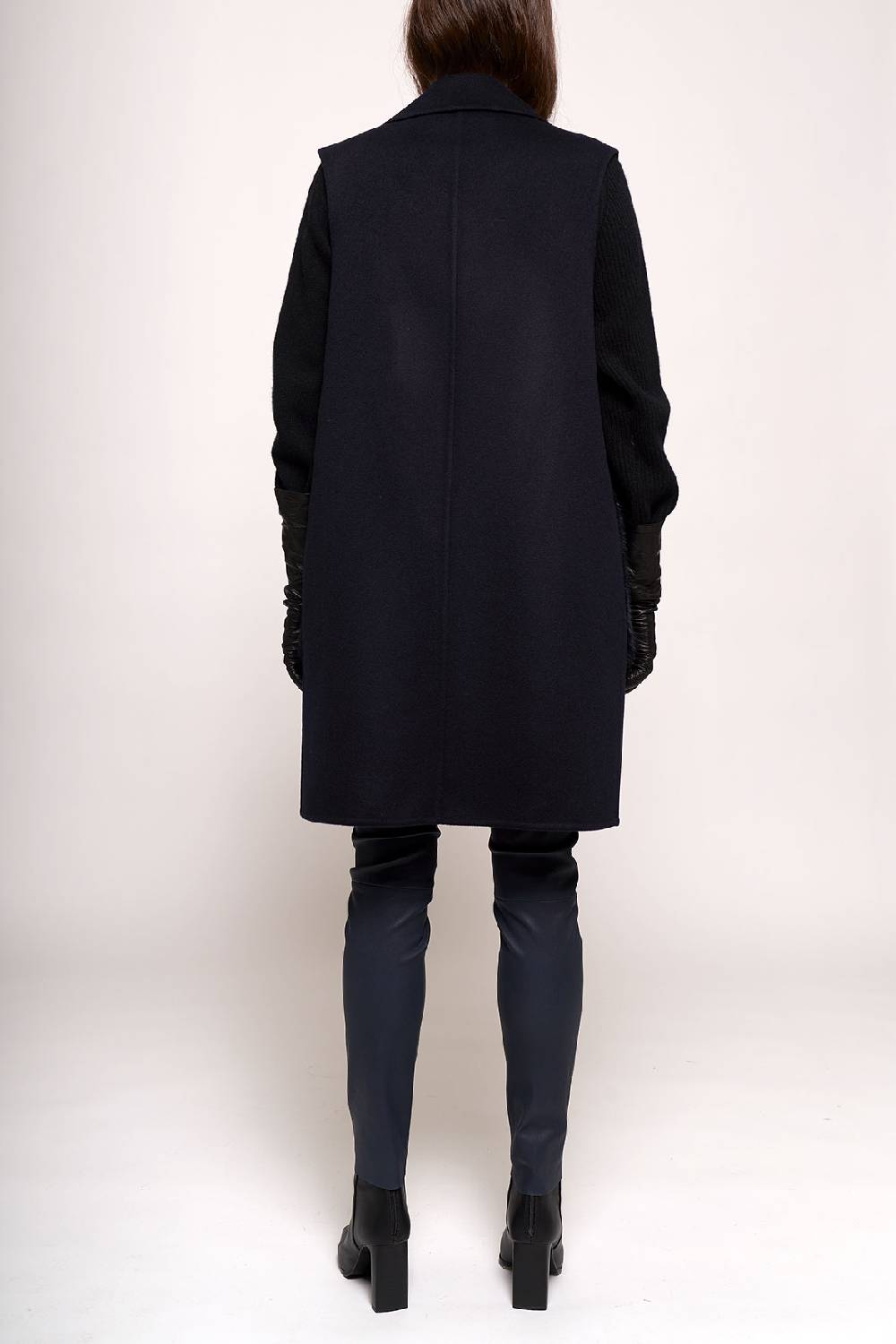 Manzoni 24 Gilet in tessuto cashmere Loro Piana con tasche visone Soddisfazione Garantita