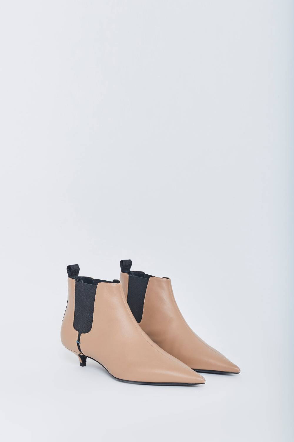Kalliste K30 KITTEN HEEL BOOTS CAMEL Fino Al -60%