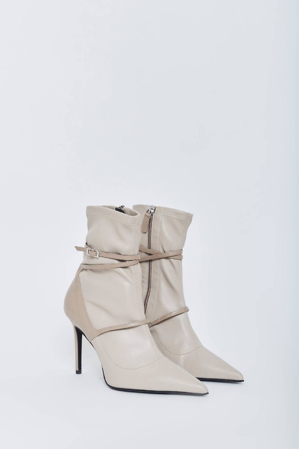 Kalliste K95 STRETCH ANKLE BOOTS OFF-WHITE Affare Del Giorno