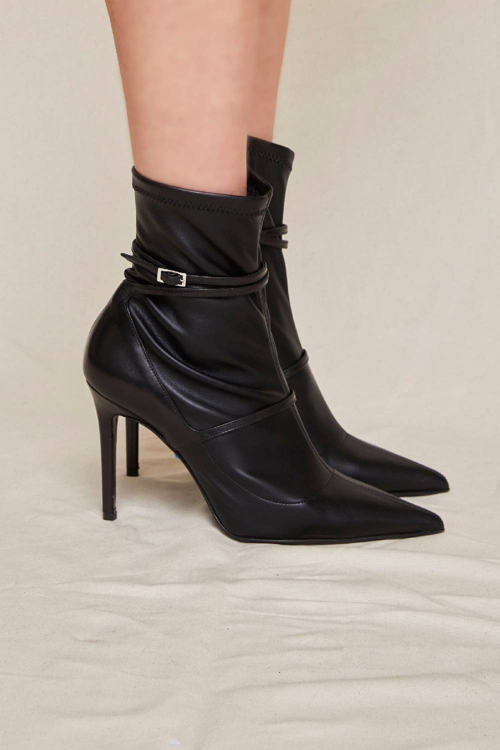 Kalliste K95 STRETCH ANKLE BOOTS BLACK Prezzo Ridotto