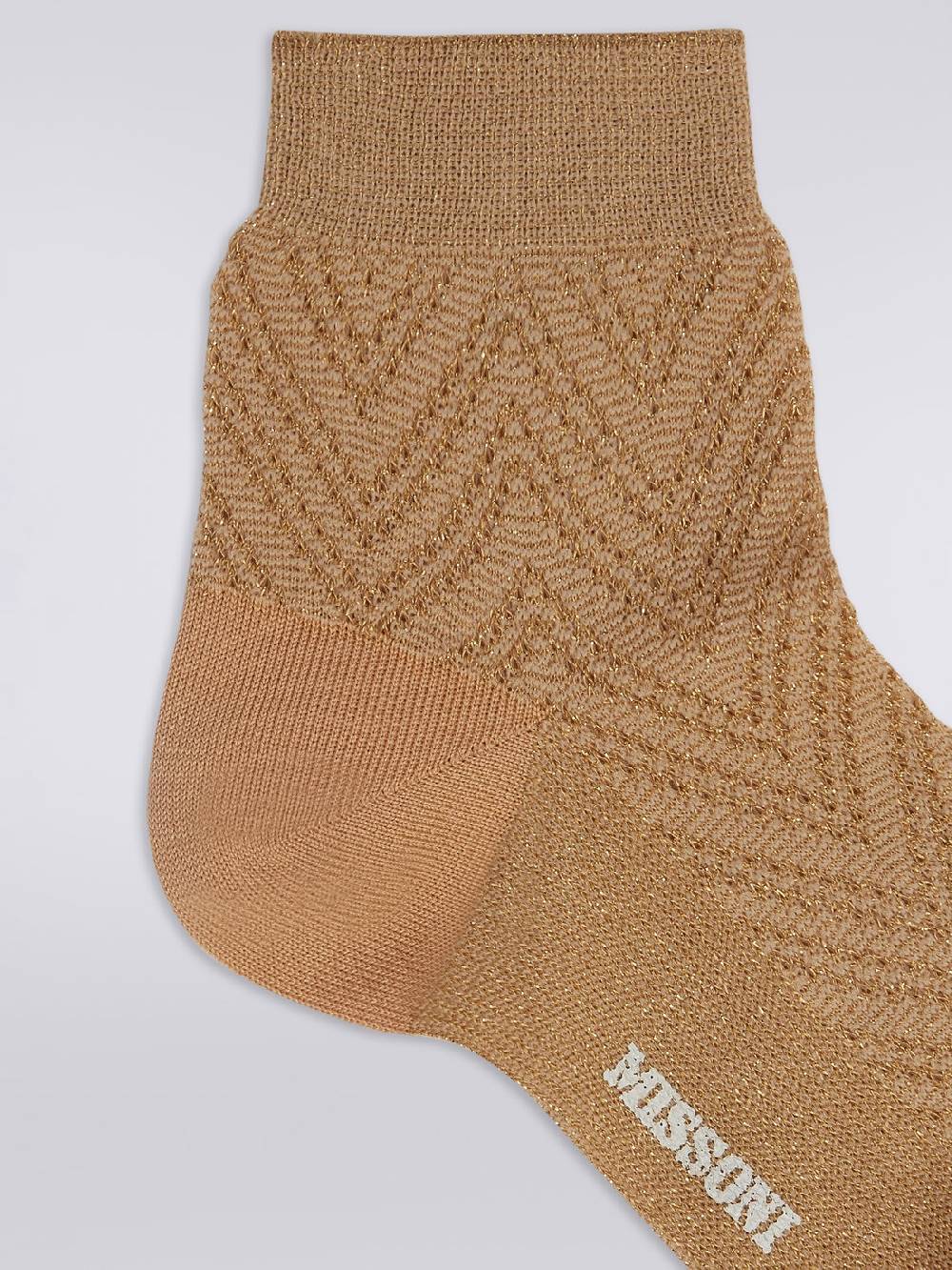 Missoni Calzini corti in modal zig zag con lurex Offerte