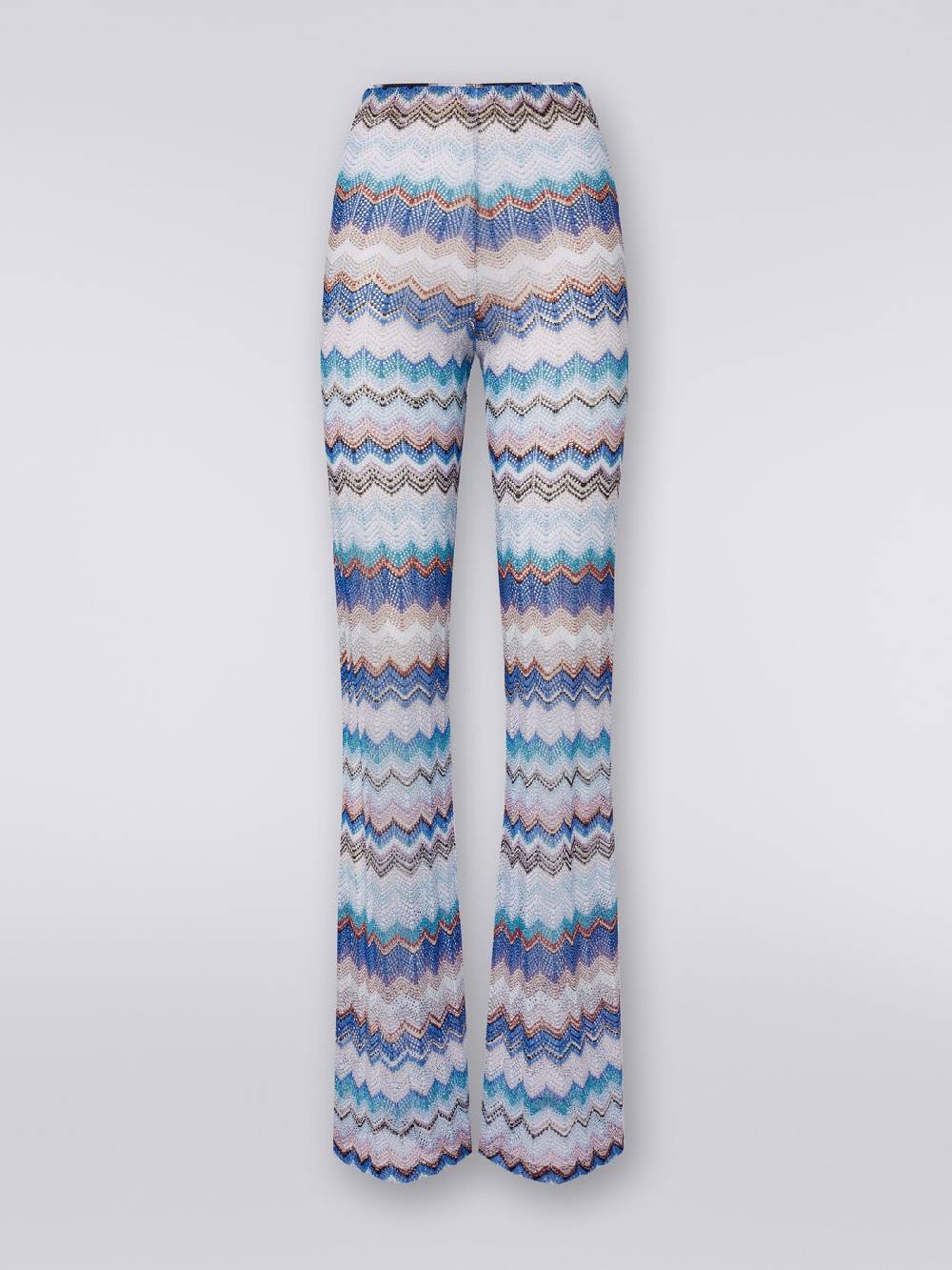 Missoni Pantaloni copricostume in crochet zig zag con lurex Vendita Calda