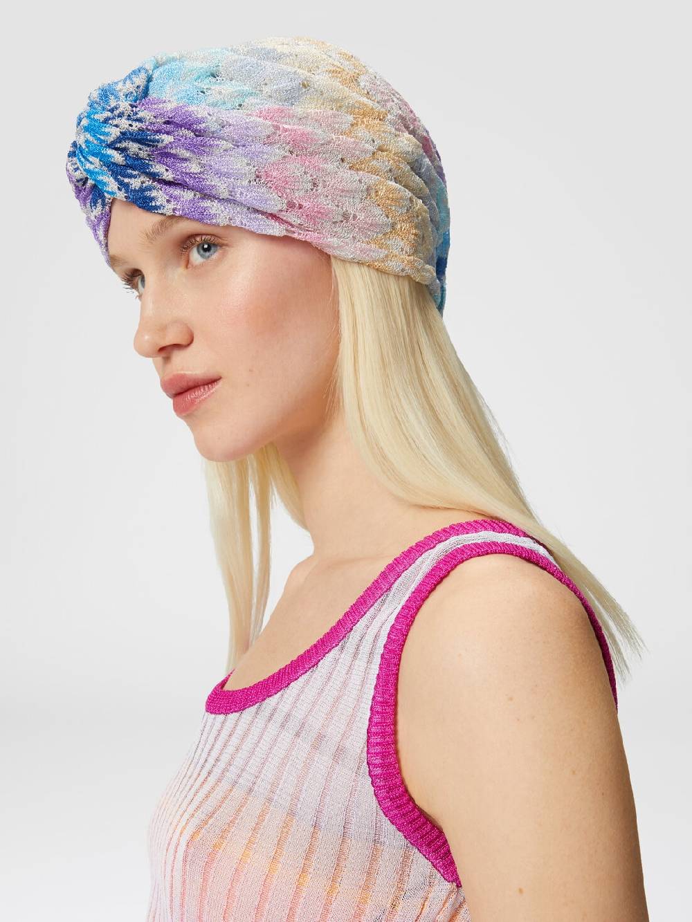Missoni Turbante in viscosa lamé Saldi Di Fabbrica