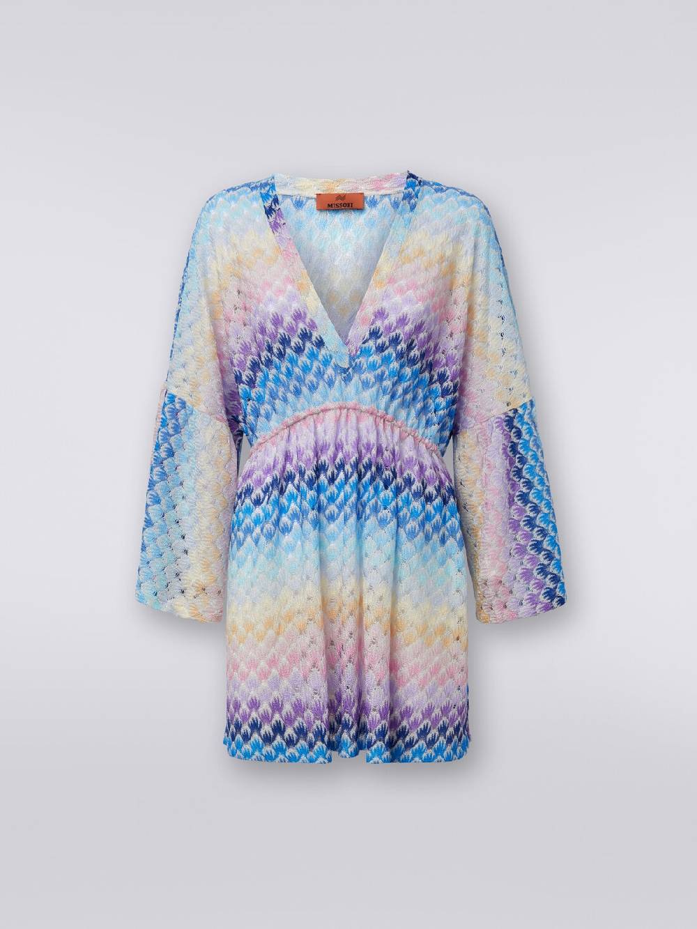 Missoni Caftano copricostume corto effetto pizzo con lurex Vendite Flash