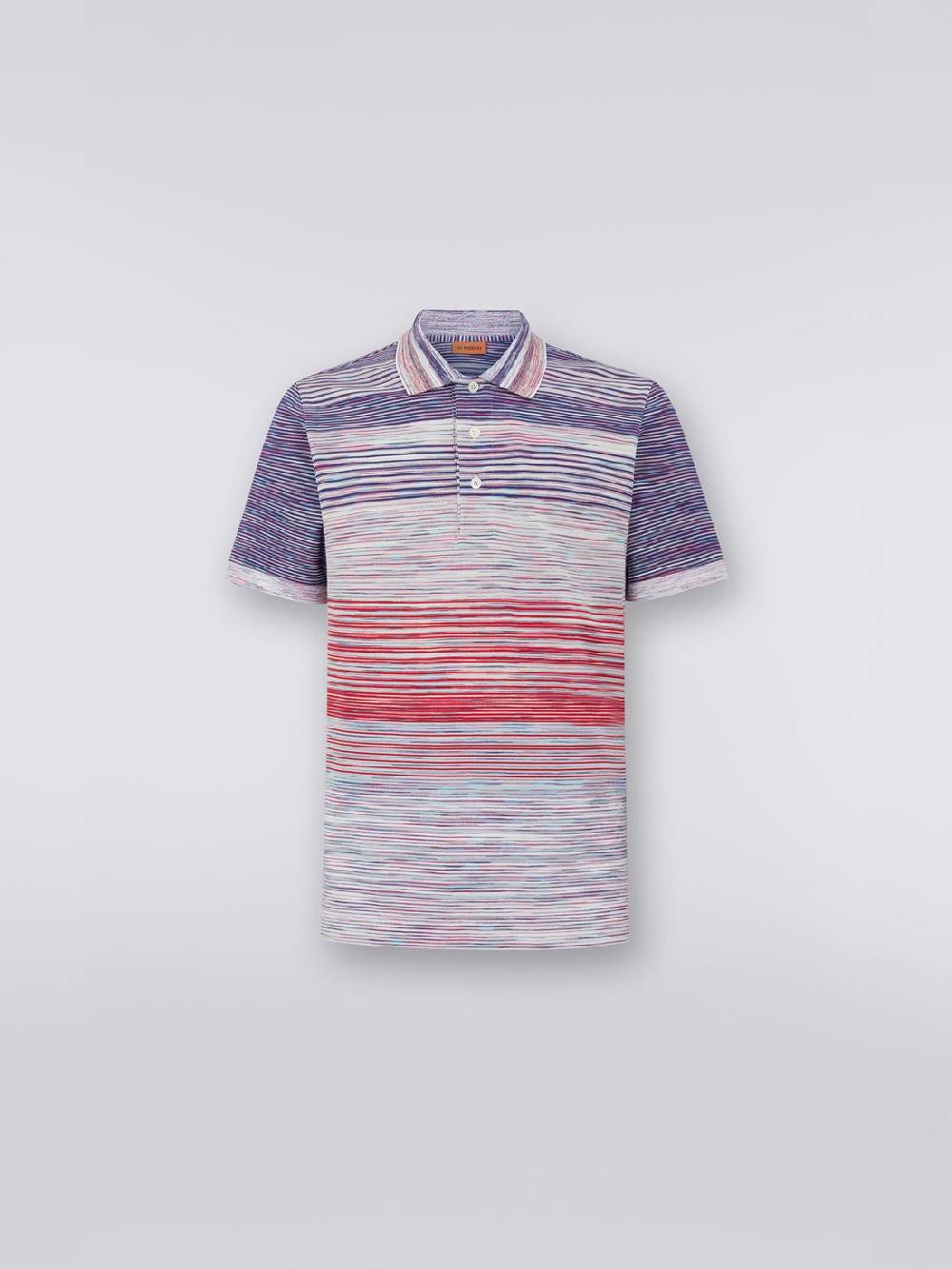 Missoni Polo in piquet di cotone fiammato Moda