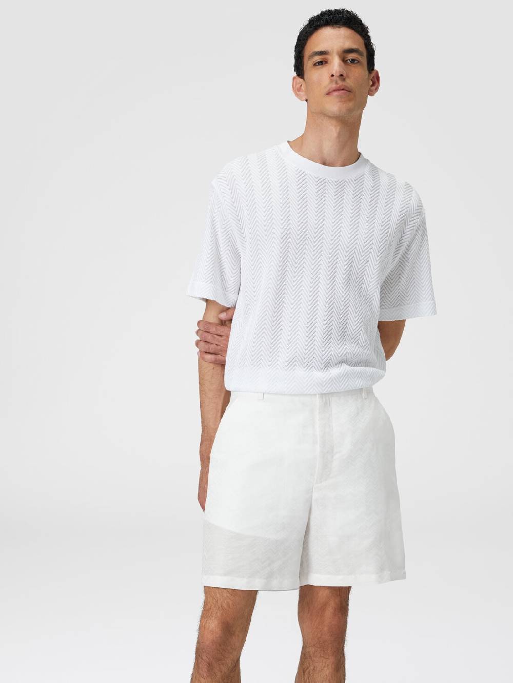 Missoni Bermuda in misto cotone motivo zig zag 2025