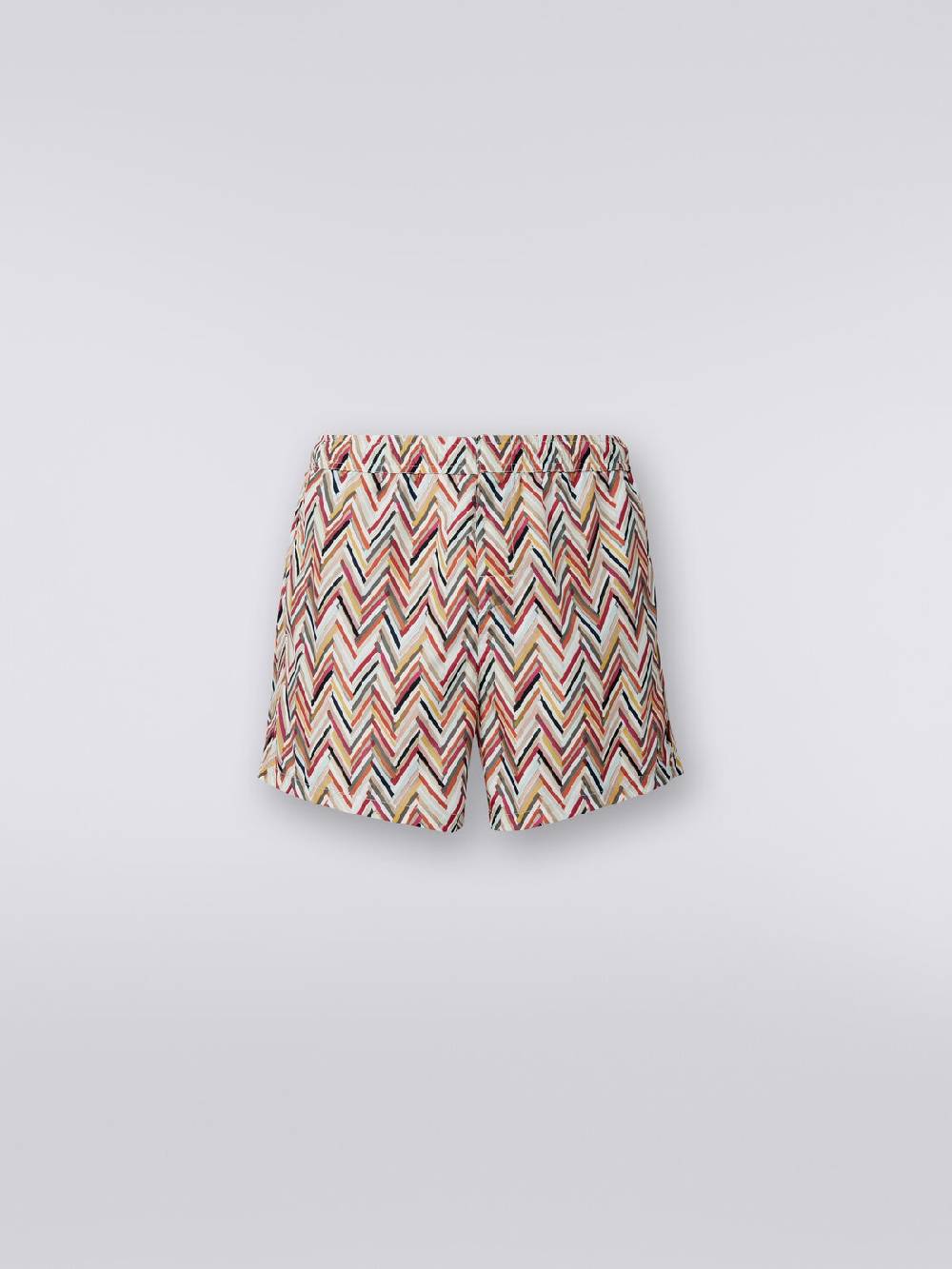 Missoni Boxer mare con stampa zig zag effetto spennellate Nuovo