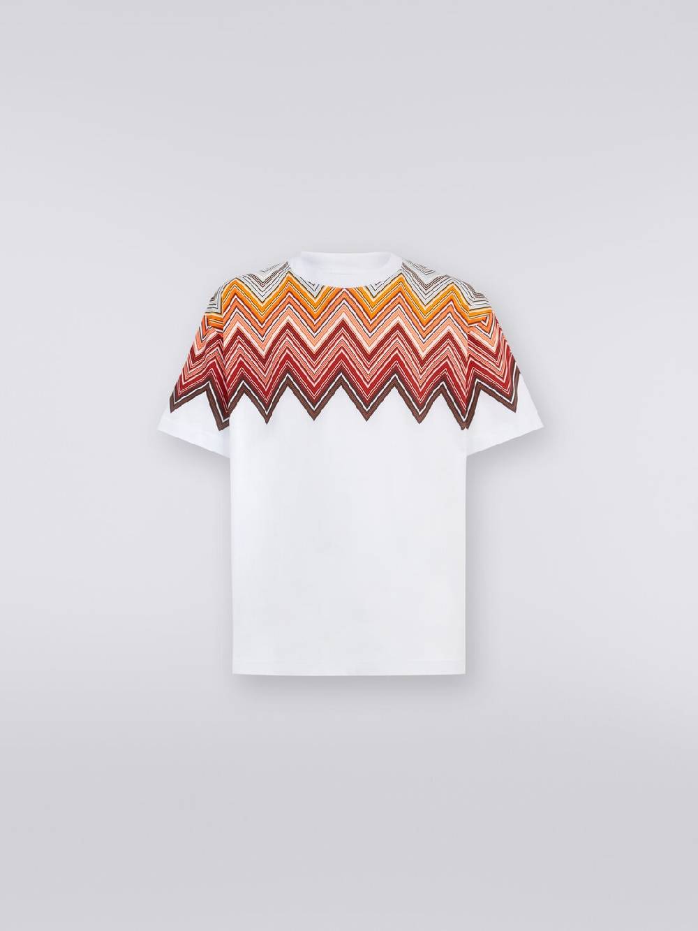 Missoni T-shirt oversize in cotone con stampa macro zig zag Qualità