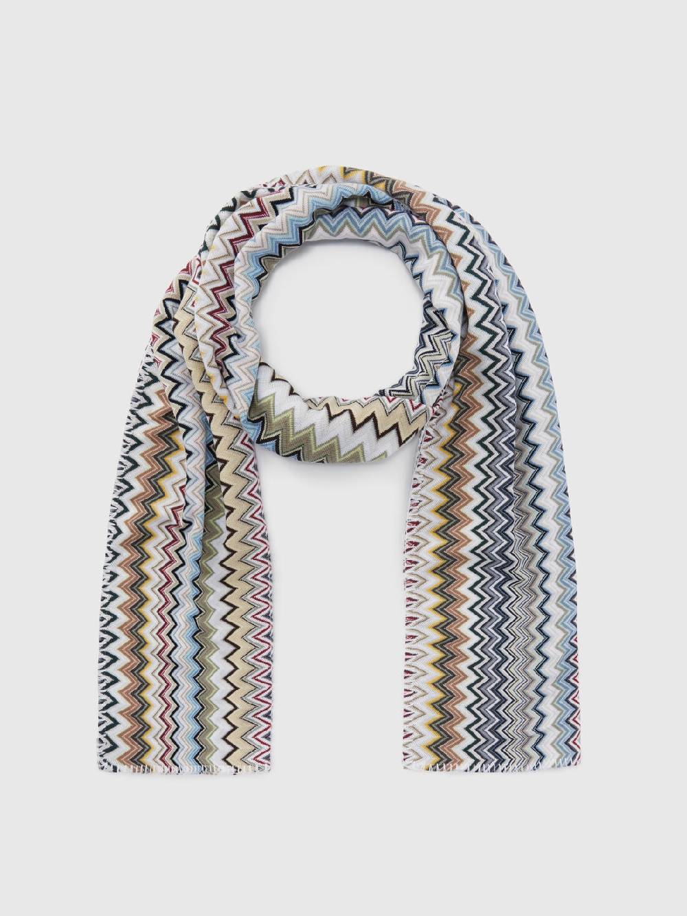 Missoni Sciarpa in maglia di cotone chevron Promozione