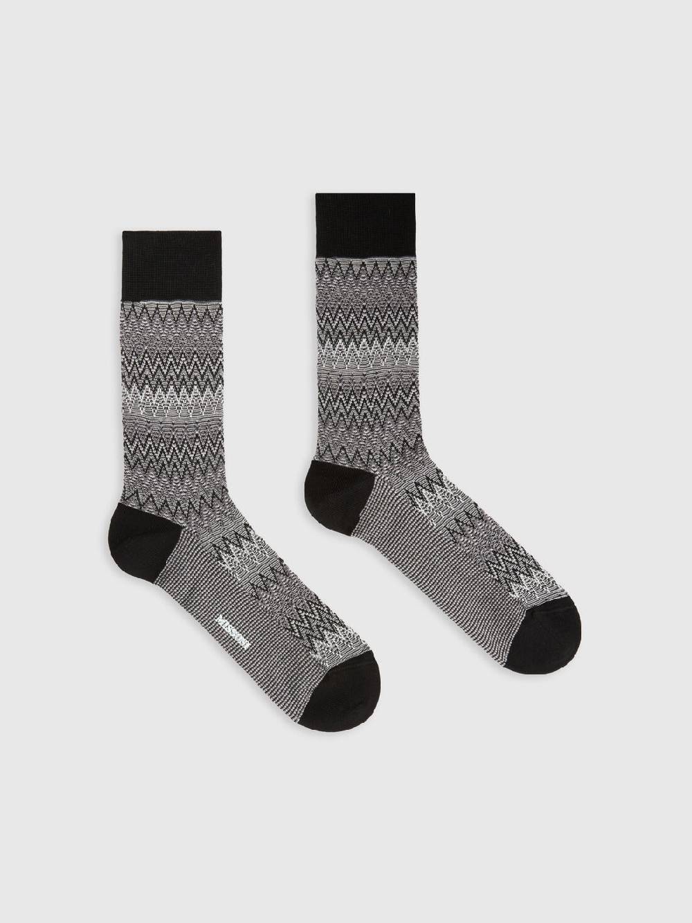 Missoni Calzini corti in misto cotone chevron Negozi Online