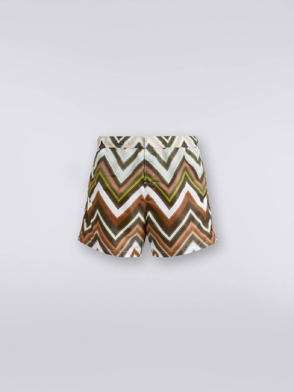 Missoni Boxer mare in nylon con macro-zig zag in gradazione Fino Al -60%