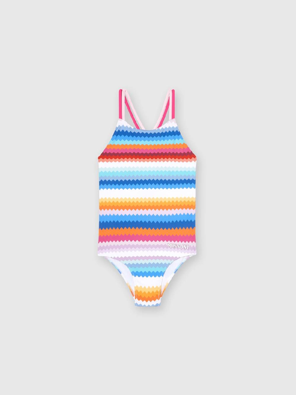 Missoni Costume intero zig zag con scritta logo Sottocosto