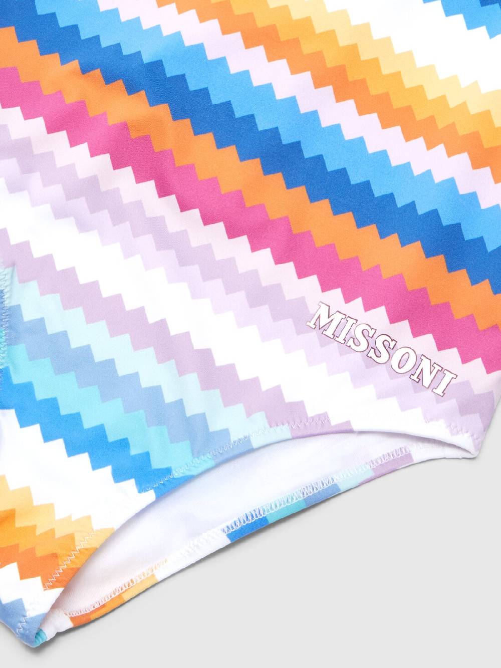 Missoni Costume intero zig zag con scritta logo Sottocosto