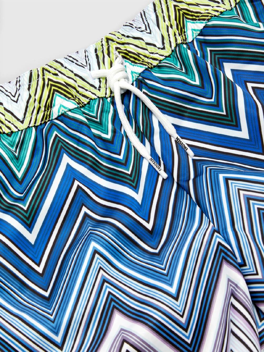Missoni Boxer mare con motivo chevron e scritta logo Sconto
