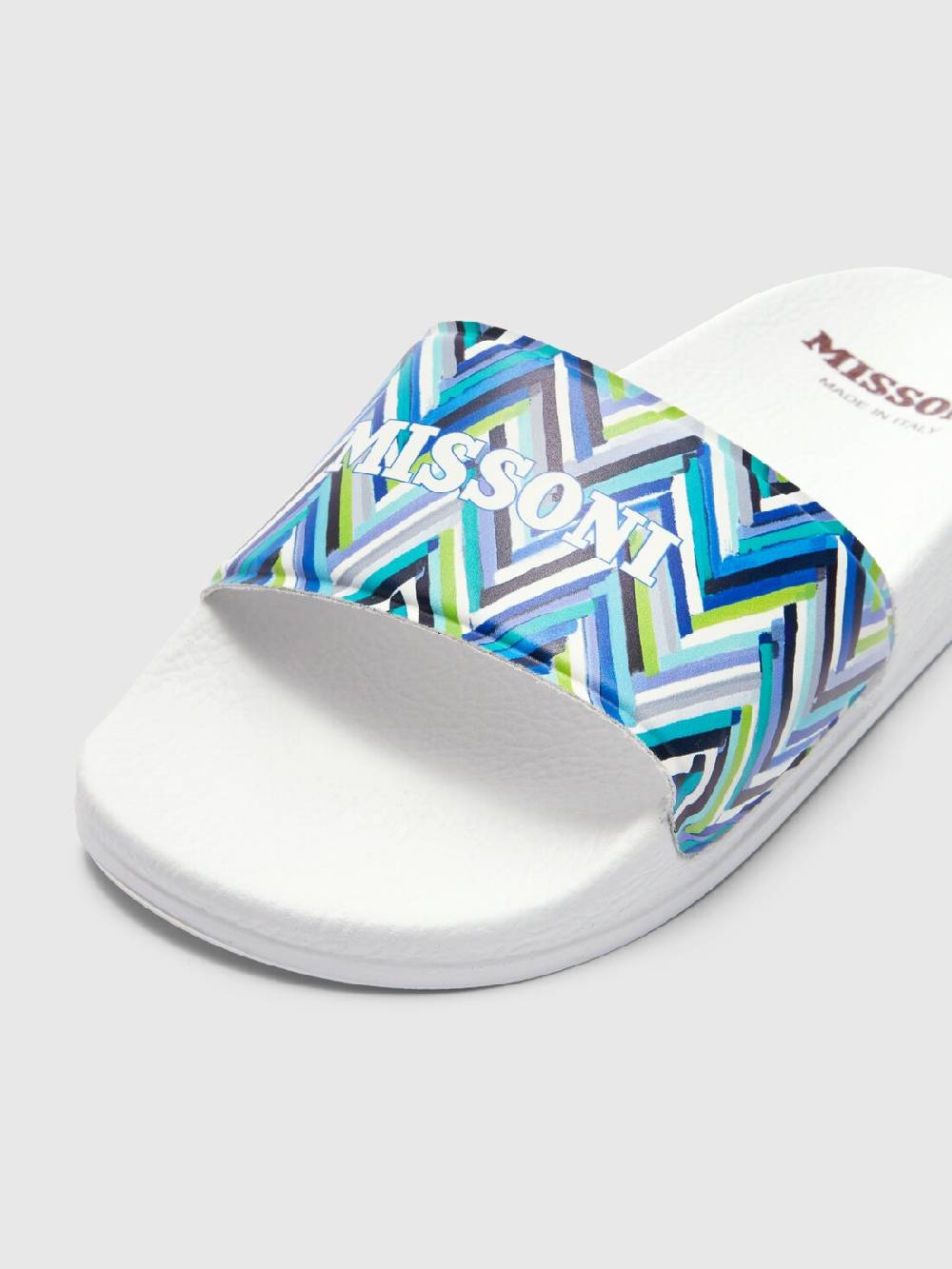 Missoni Ciabatte con motivo chevron e scritta logo Economico