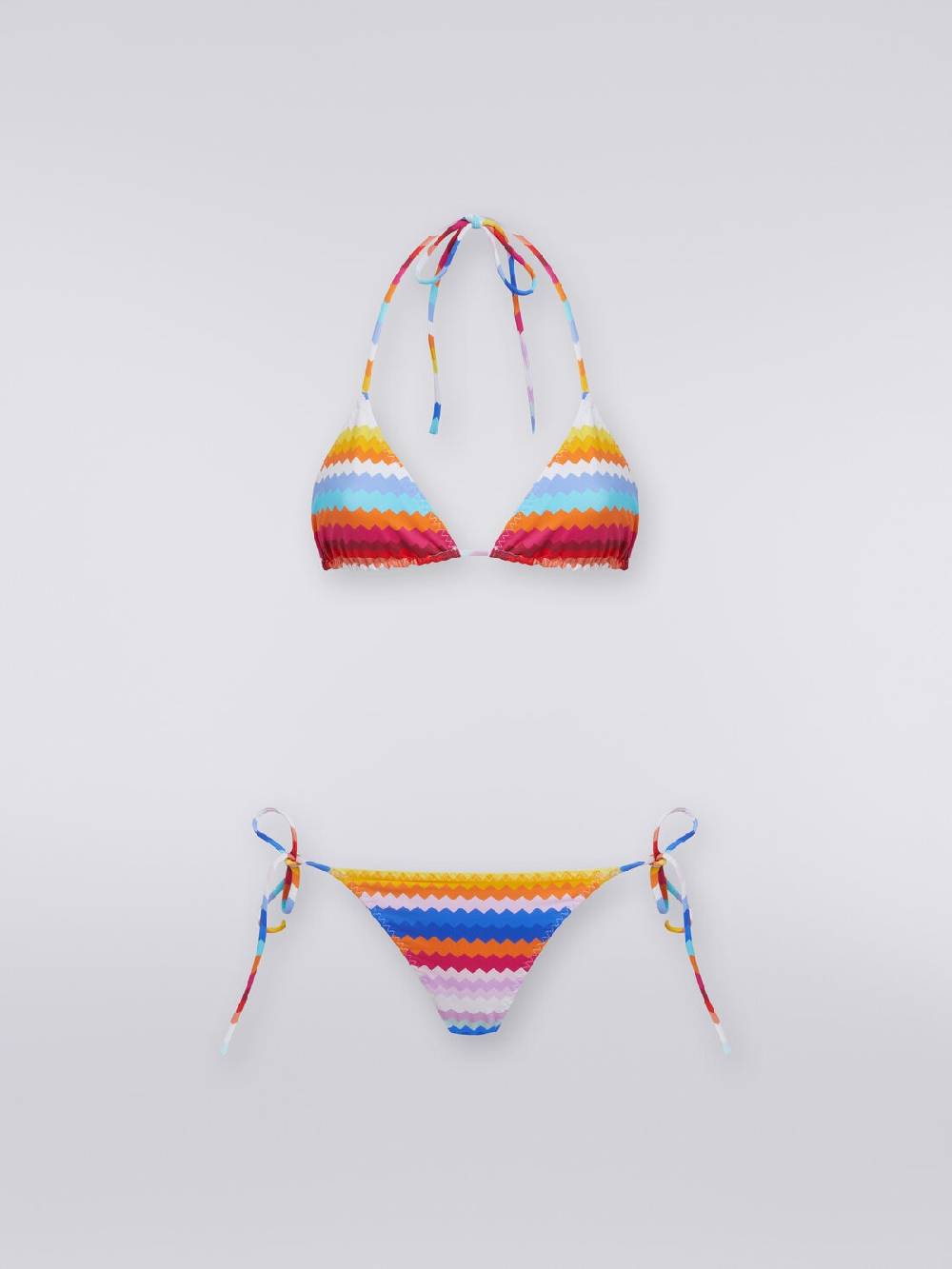 Missoni Bikini in nylon stretch stampa zig zag Vendita Calda