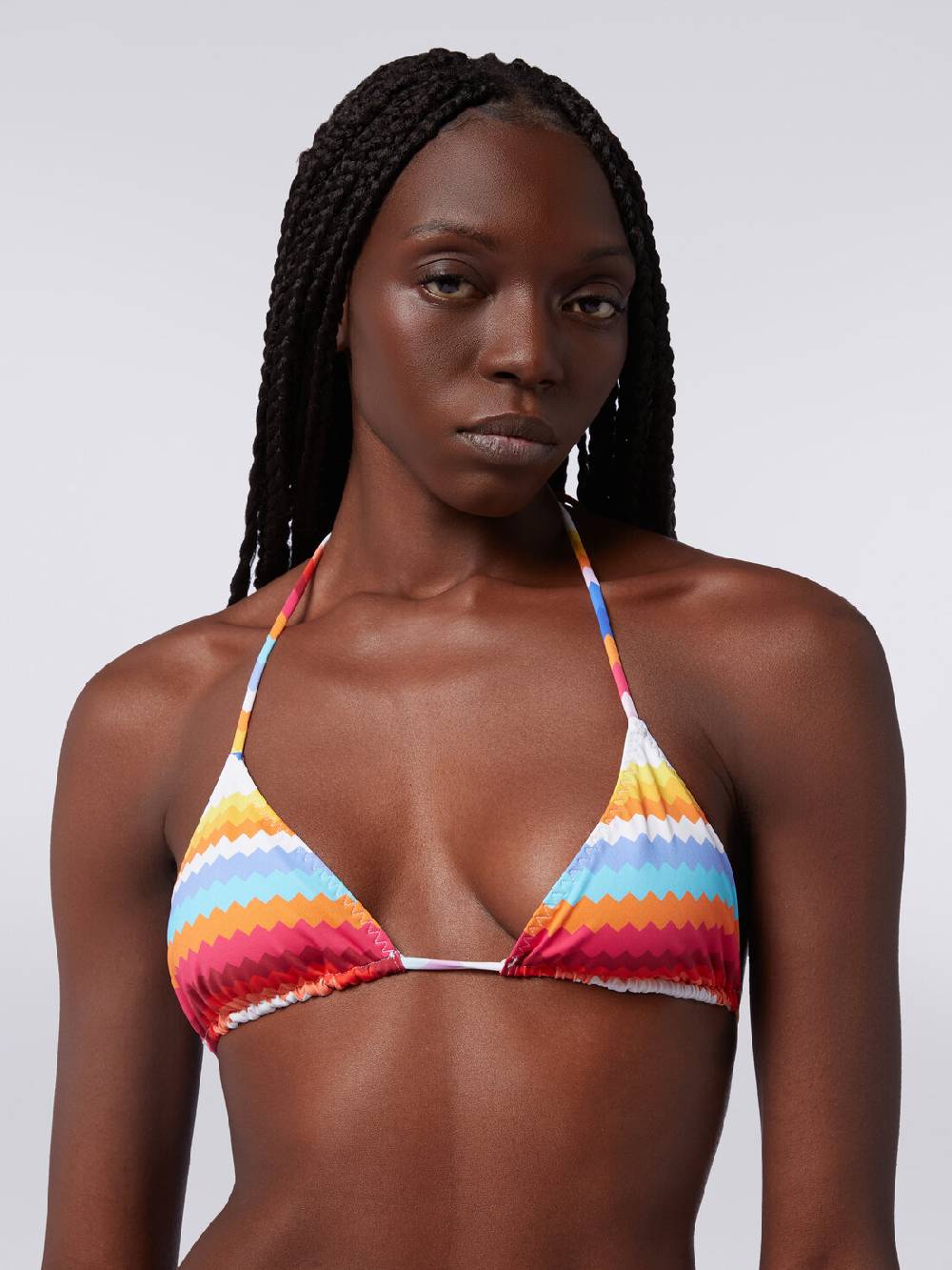 Missoni Bikini in nylon stretch stampa zig zag Vendita Calda