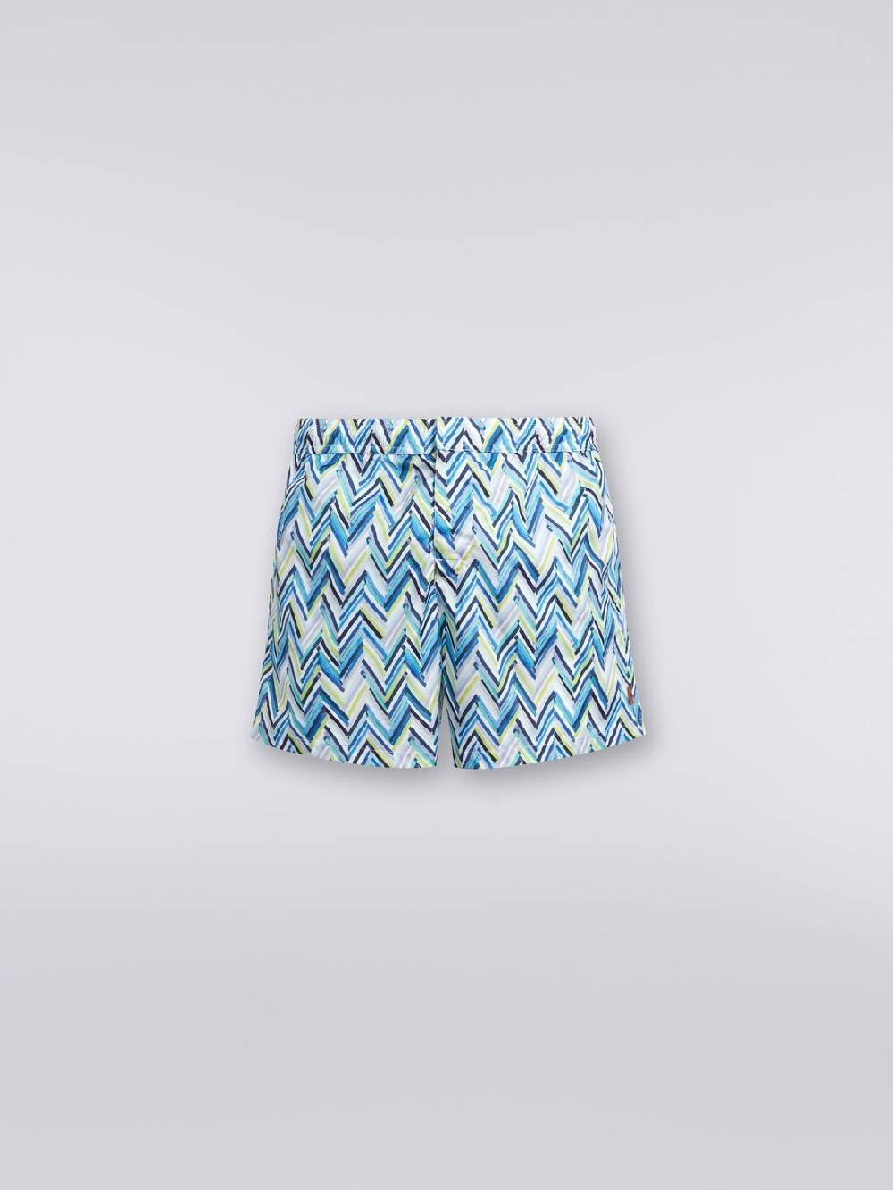 Missoni Boxer mare con stampa zig zag effetto spennellate Vendite Flash