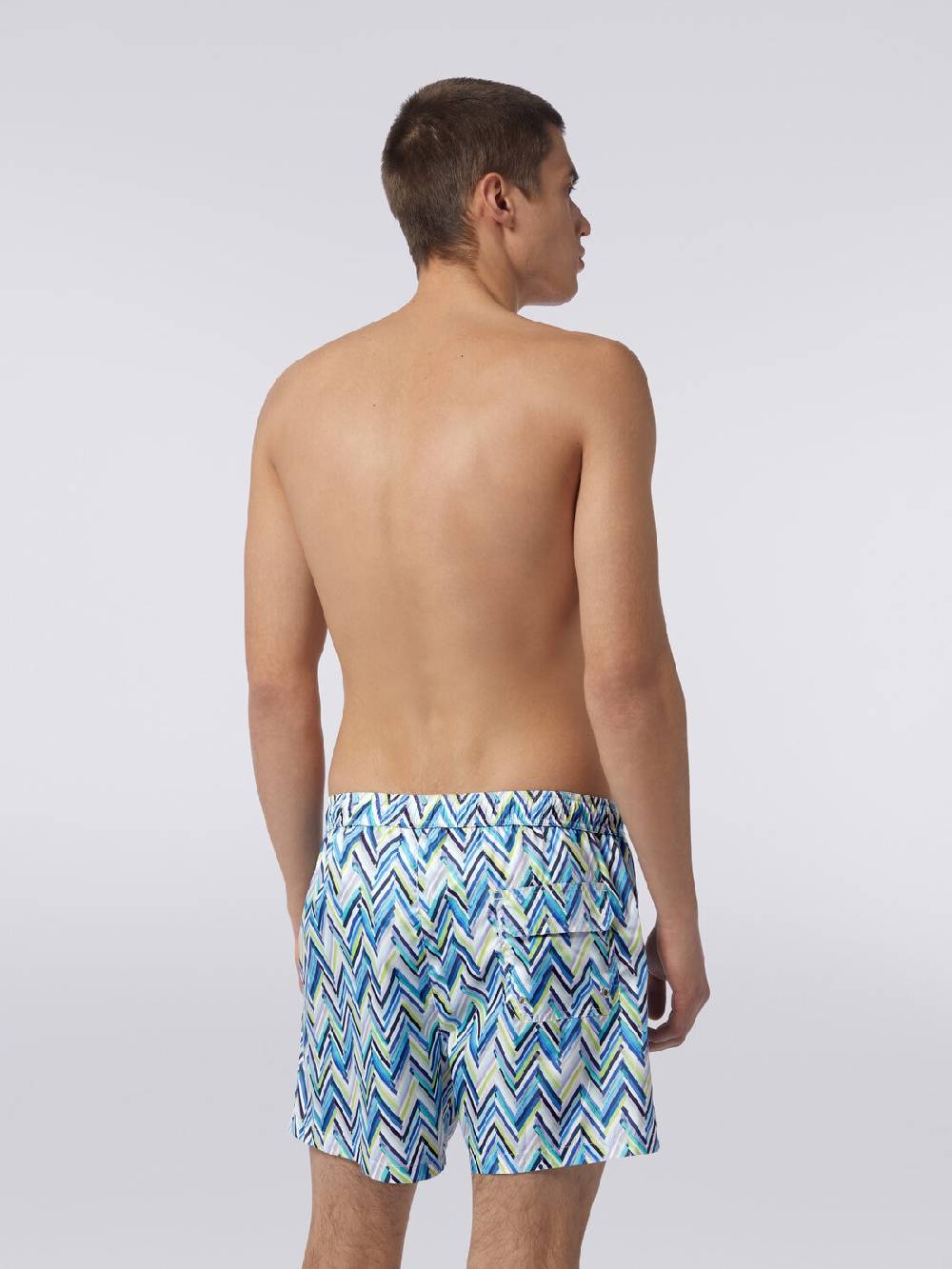Missoni Boxer mare con stampa zig zag effetto spennellate Vendite Flash