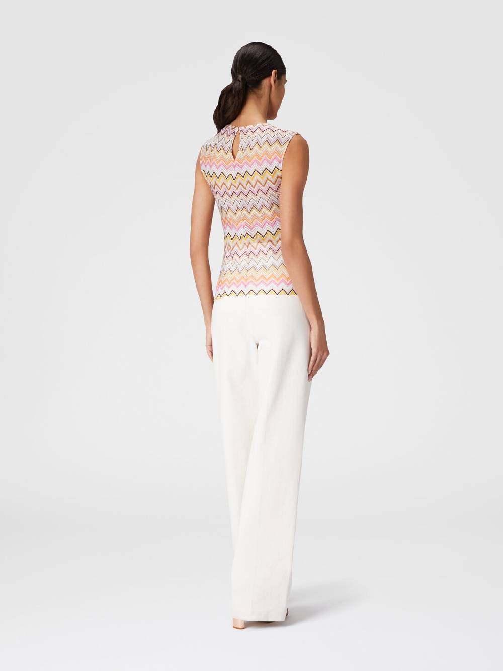 Missoni Top senza maniche con scollatura arricciata Qualità