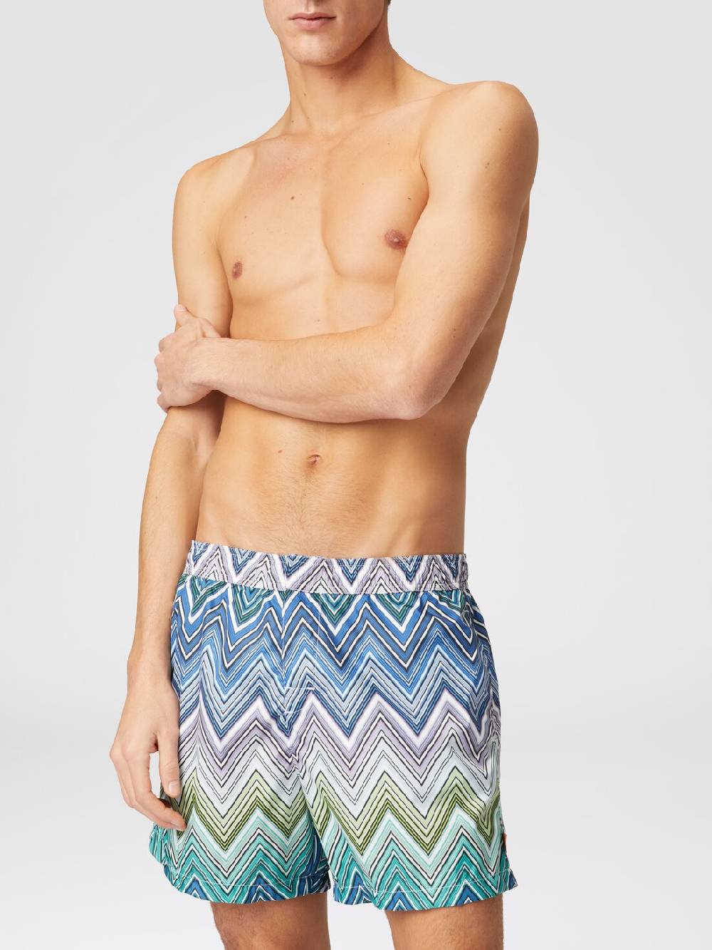 Missoni Boxer mare con stampa macro zig zag Negozi Online