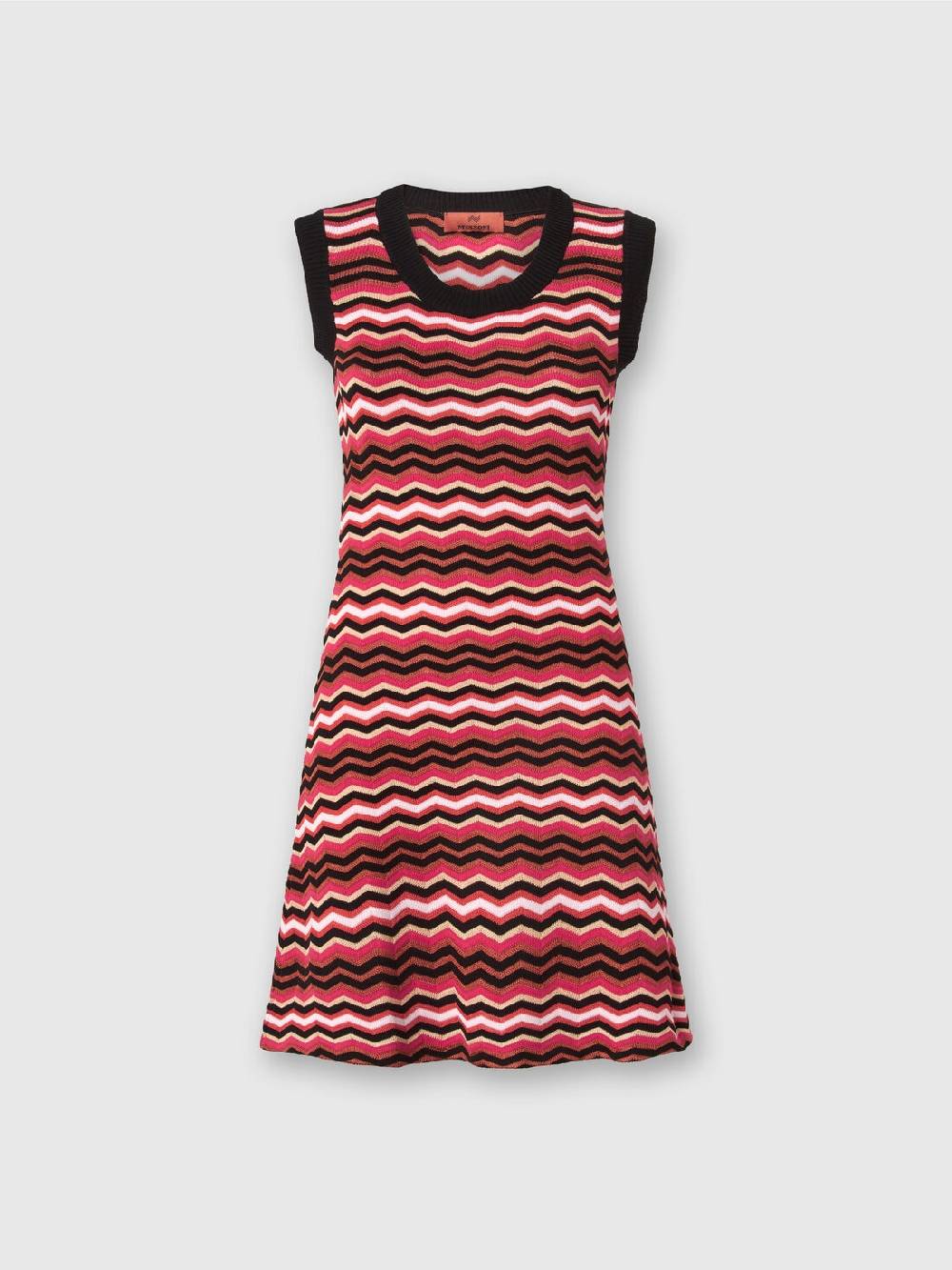 Missoni Abito senza maniche in maglia zig zag Sottocosto