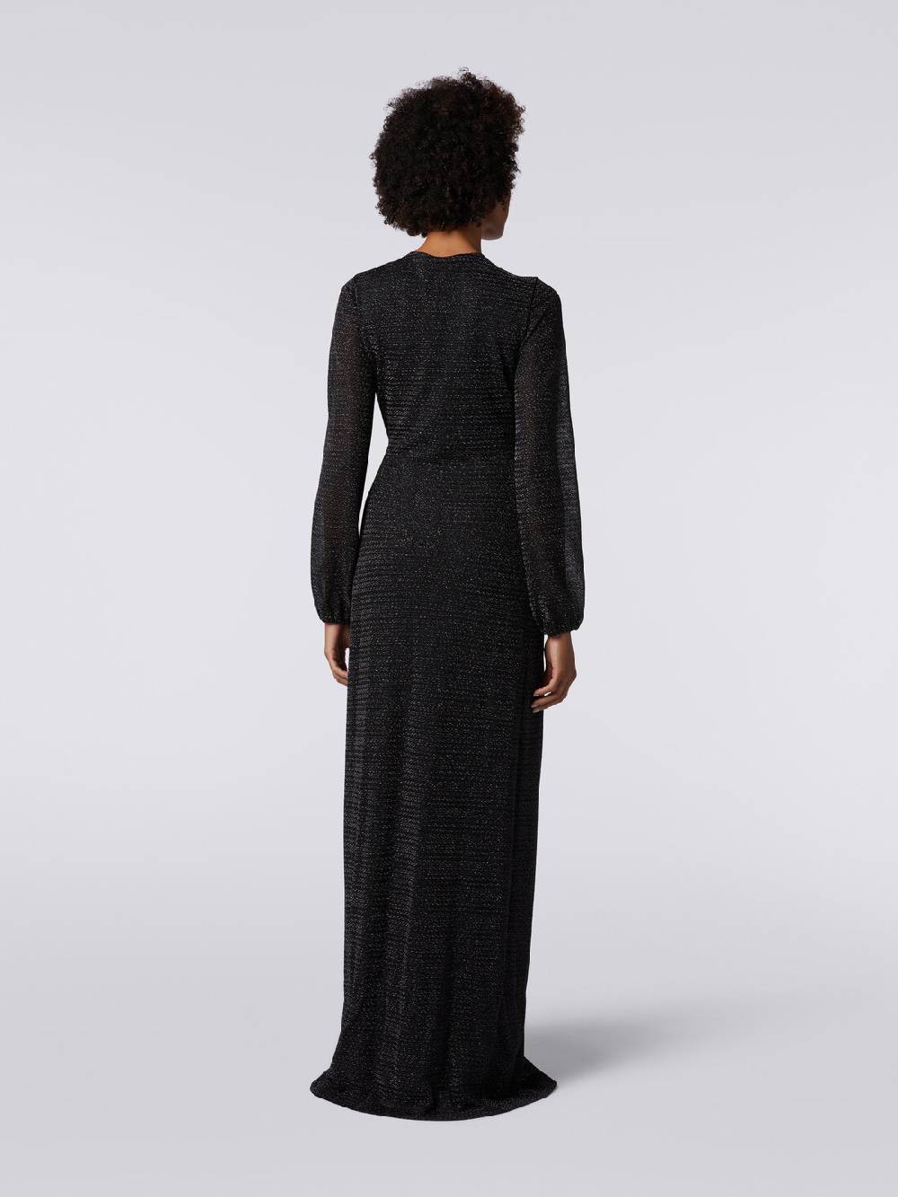 Missoni Abito lungo con scollatura a V in viscosa lamé Offerta