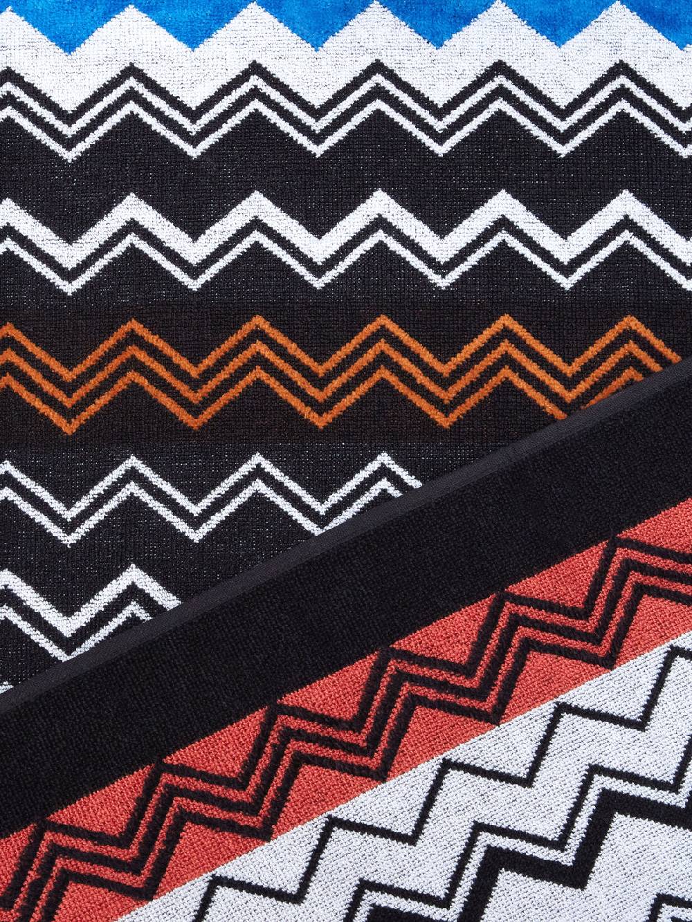 Missoni Telo mare 180x100 cm Neoclassic in spugna di cotone zig zag Offerte