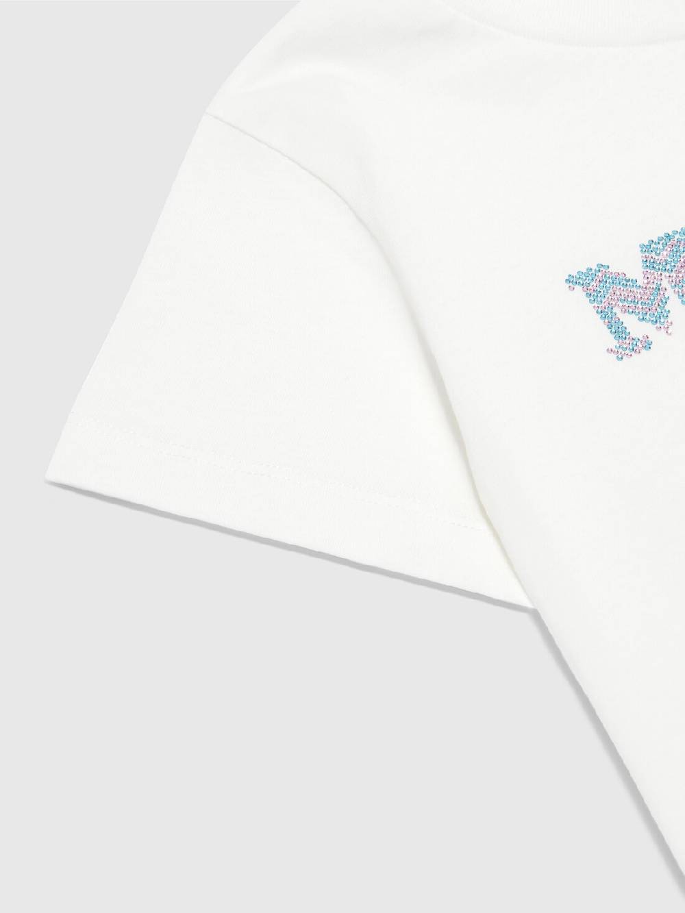 Missoni T-shirt in jersey di cotone logata Italy