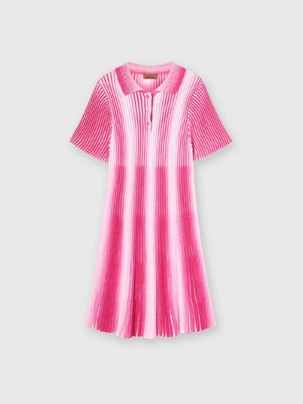 Missoni Abito midi in maglia di viscosa a righe Promozione