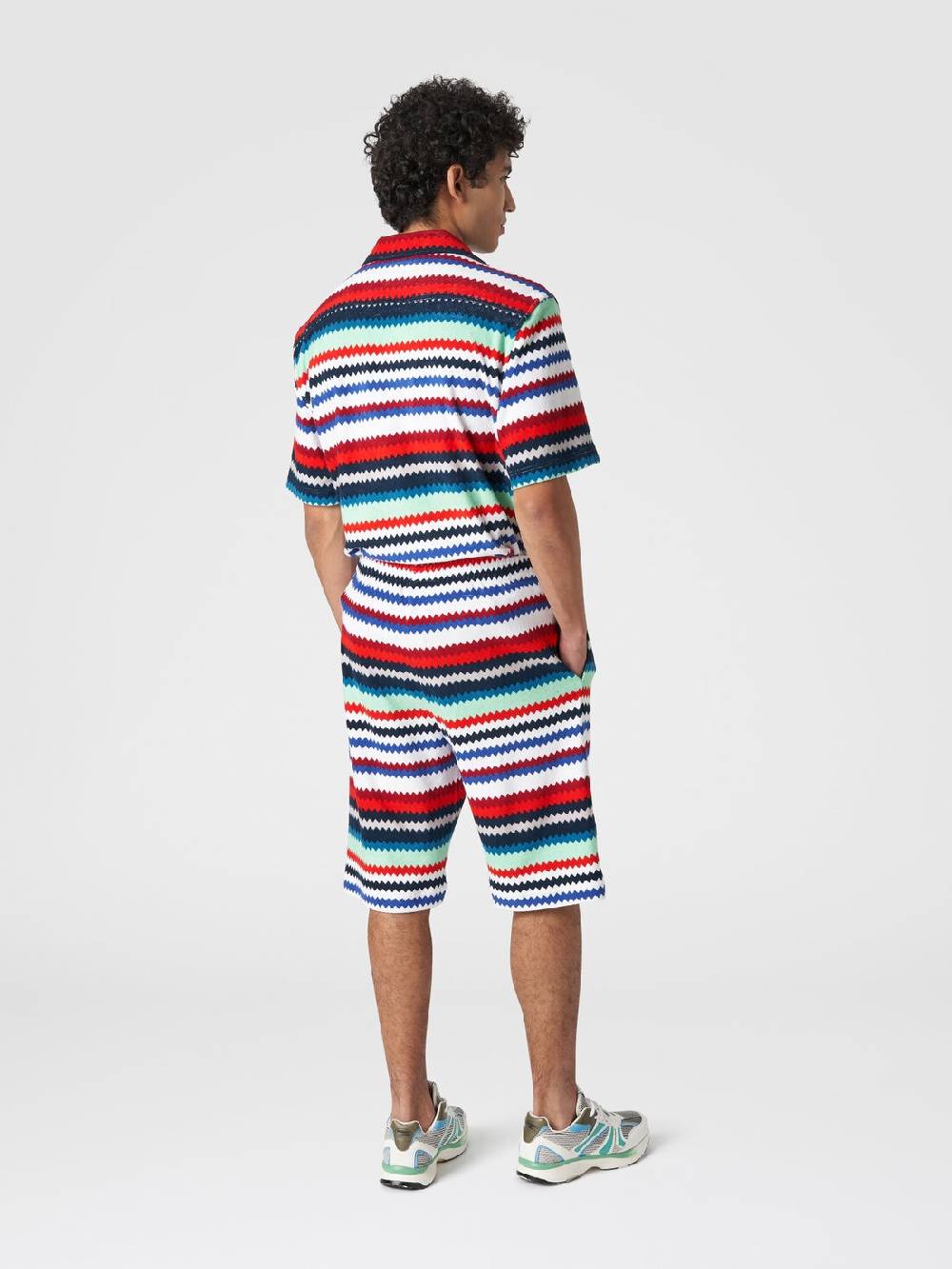 Missoni Shorts in spugna stampa zig zag Negozi Online
