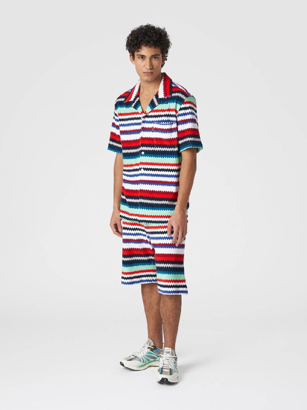 Missoni Shorts in spugna stampa zig zag Negozi Online