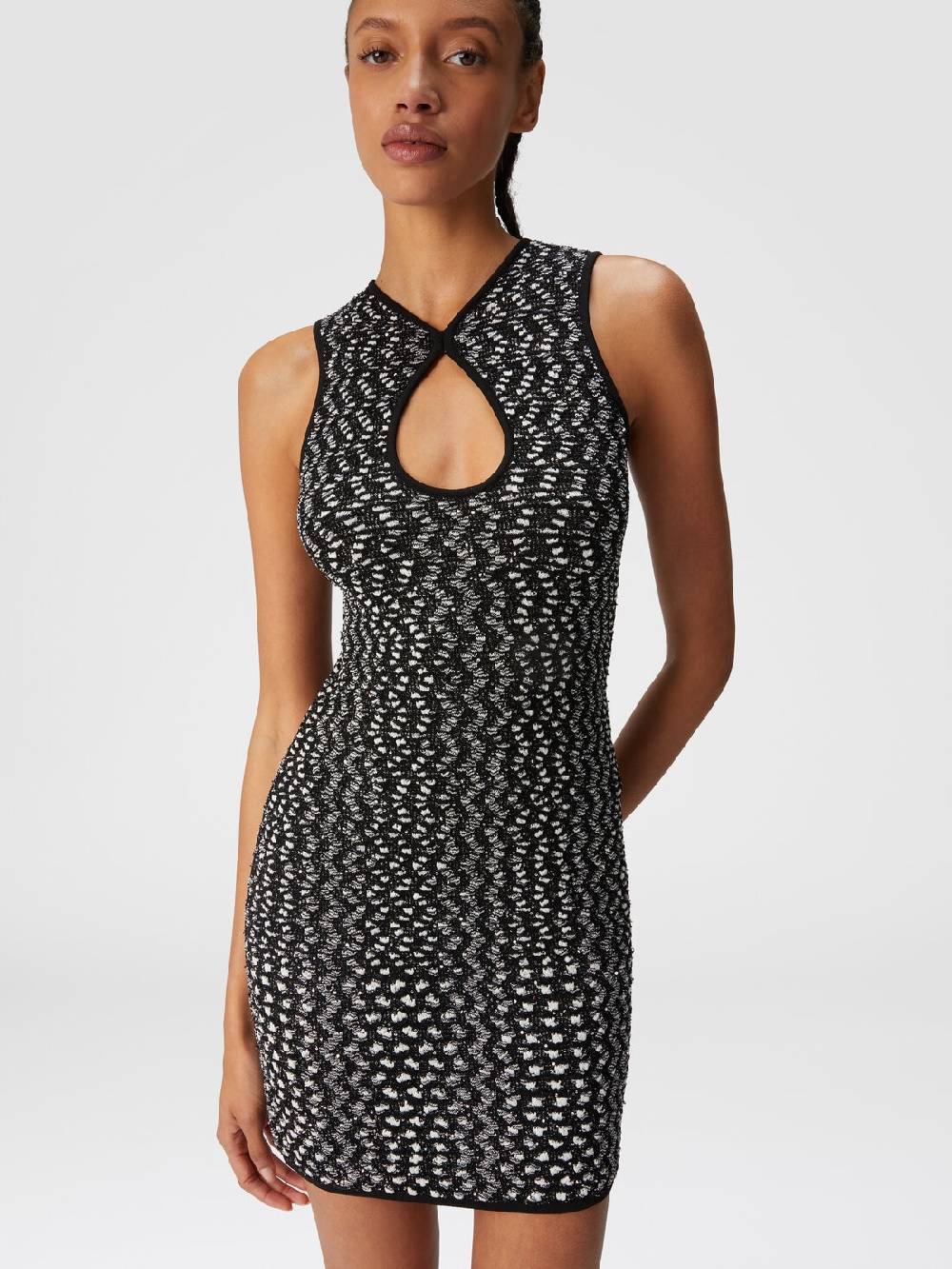Missoni Mini-abito senza maniche zig zag con paillettes Affare Del Giorno