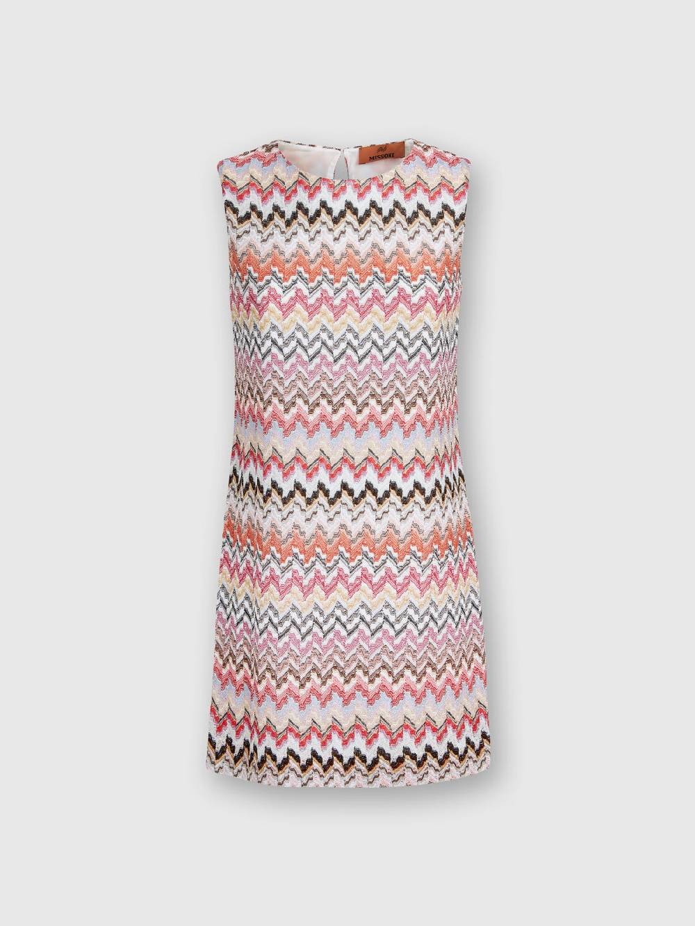 Missoni Mini-abito in misto viscosa lamé zig zag Novità