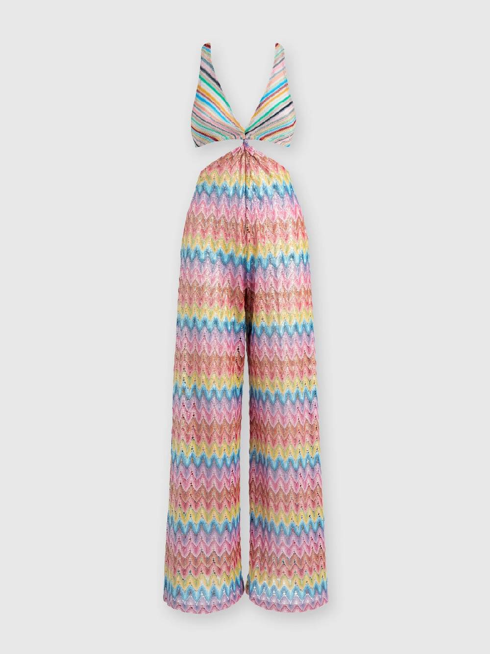 Missoni Tuta patchwork in misto cotone con dettagli cut out Saldi Di Fabbrica