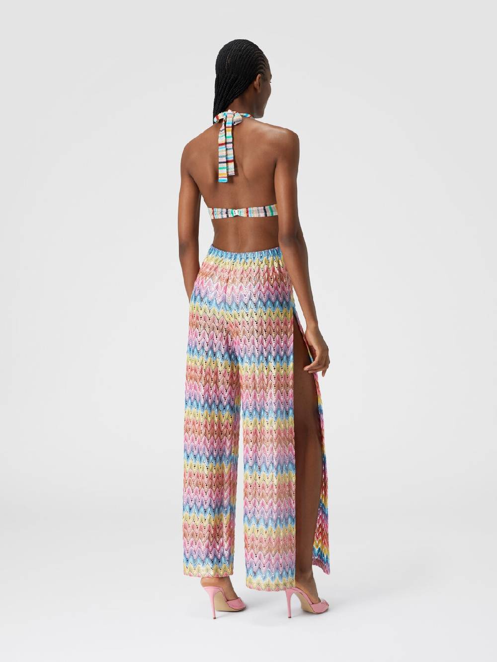 Missoni Tuta patchwork in misto cotone con dettagli cut out Saldi Di Fabbrica