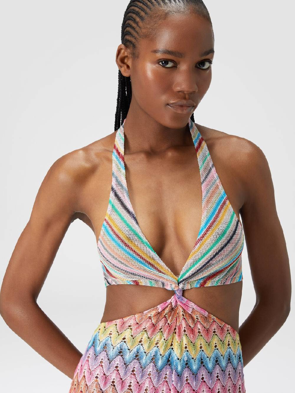 Missoni Tuta patchwork in misto cotone con dettagli cut out Saldi Di Fabbrica