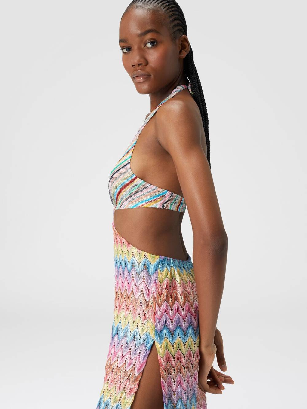 Missoni Tuta patchwork in misto cotone con dettagli cut out Saldi Di Fabbrica
