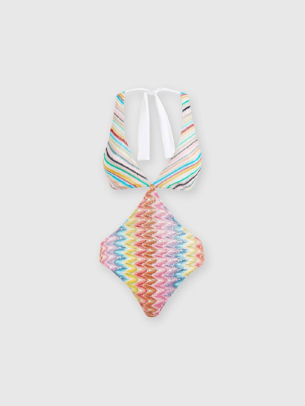 Missoni Costume intero patchwork con dettagli cut out I Più Venduti