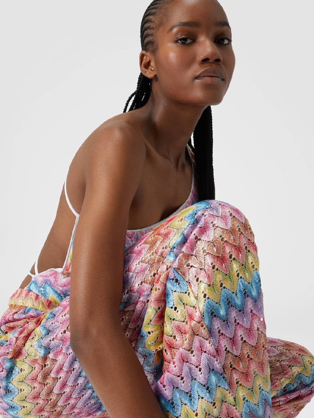 Missoni Pantaloni in pizzo di misto cotone spalmato Nuova