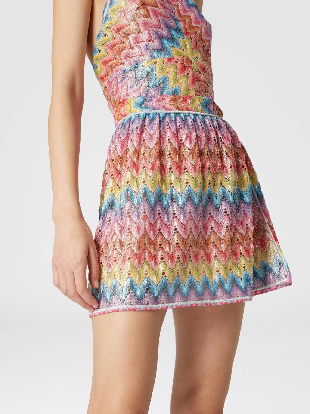 Missoni Mingonna a portafoglio in pizzo di misto cotone spalmato Moda