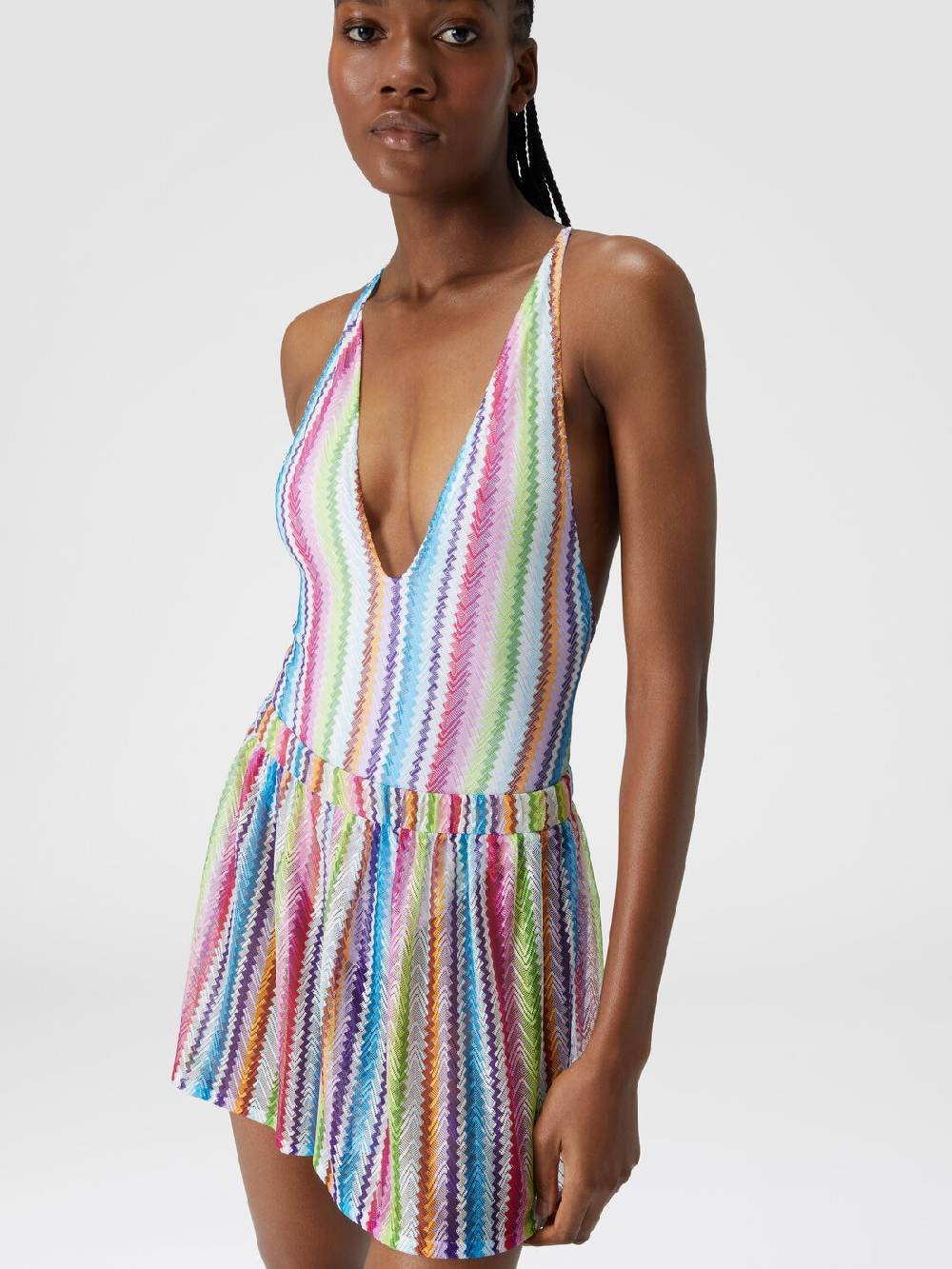 Missoni Shorts copricostume stampa zig zag 2025