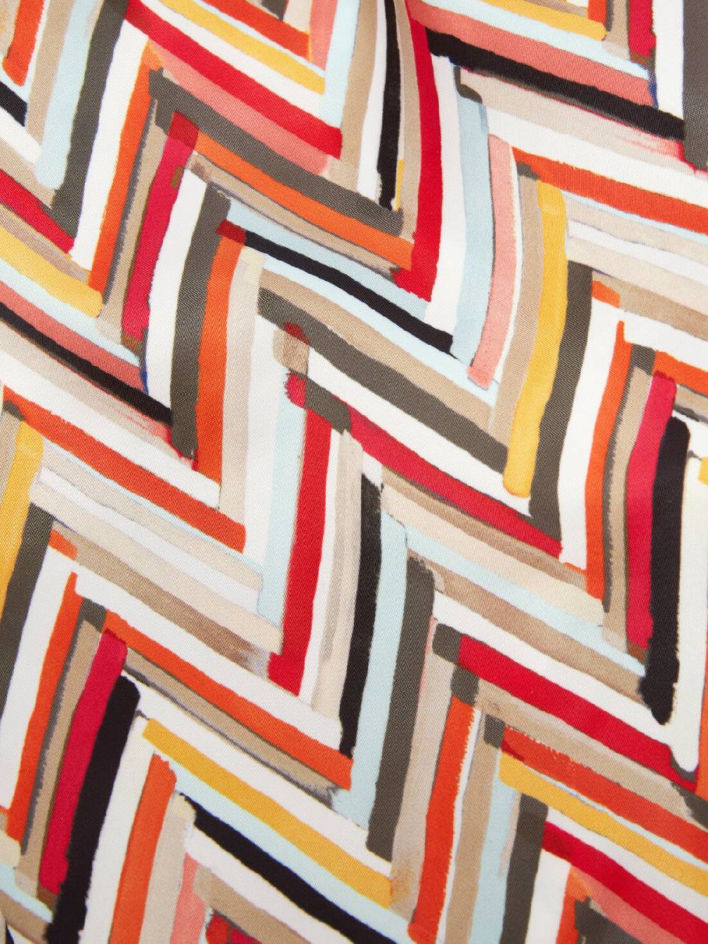 Missoni Boxer mare con pattern zig zag e logo In Linea